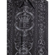 Gray Silk Pattern Shirt