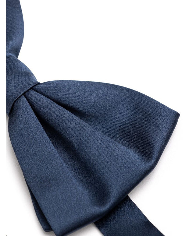 Blue Silk Bowty