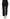 Black Cotton Stretch Torero Capris Pants
