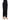 Black Cotton Stretch Torero Capris Pants