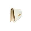 Beige Polyethylene Women Crossbody Bag