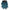 Blue Green Wool Fringes Wrap Shawl Scarf