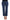 Polka Dotted Stretch Capri Jeans