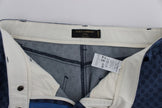 Polka Dotted Stretch Capri Jeans