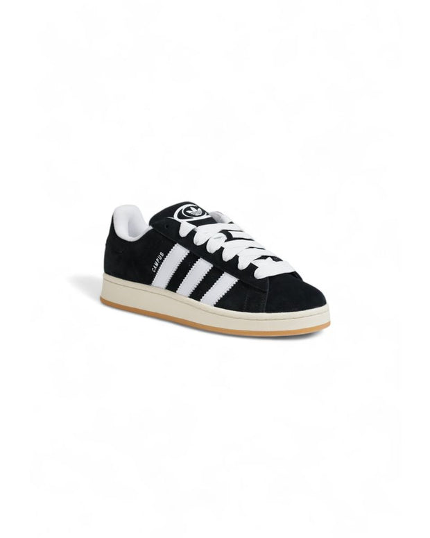 Black Suede Leather Sneaker