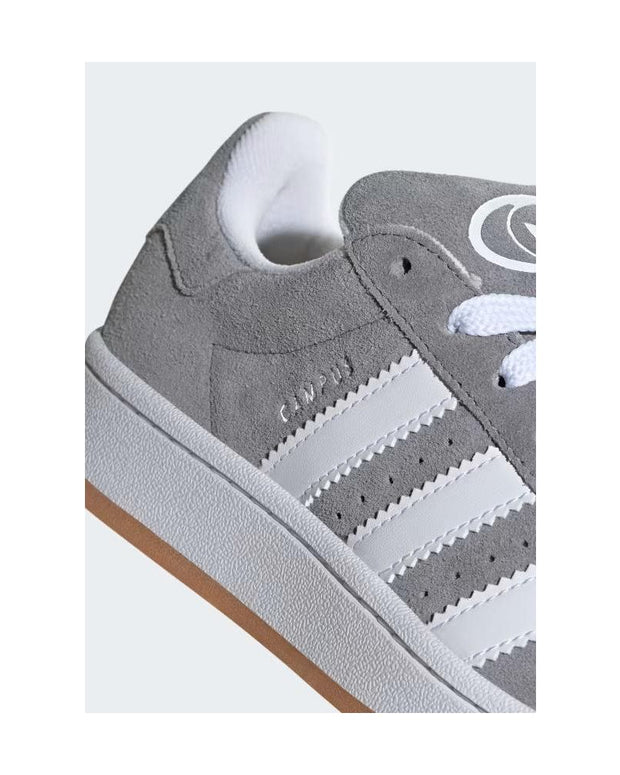 Gray Leather Sneaker