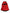 Red Logo Polyester Wide Brim Balaclava Hat