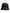 Black Cotton Wide Brim Bucket Hat