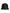 Black Cotton Wide Brim Bucket Hat