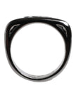 Silver Tone Brass Anello DG Logo Ring