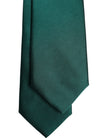 Green Solid Cotton Adjustable Necktie Tie