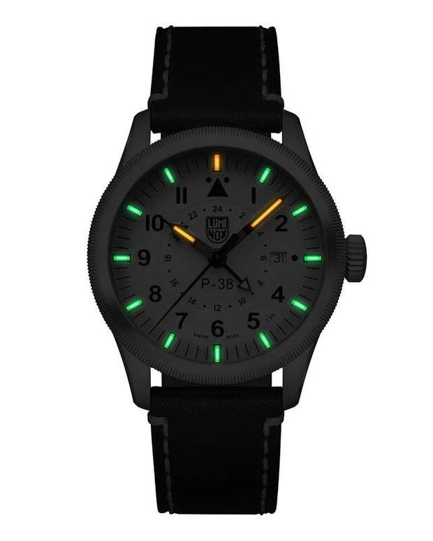 Black Leather Watch