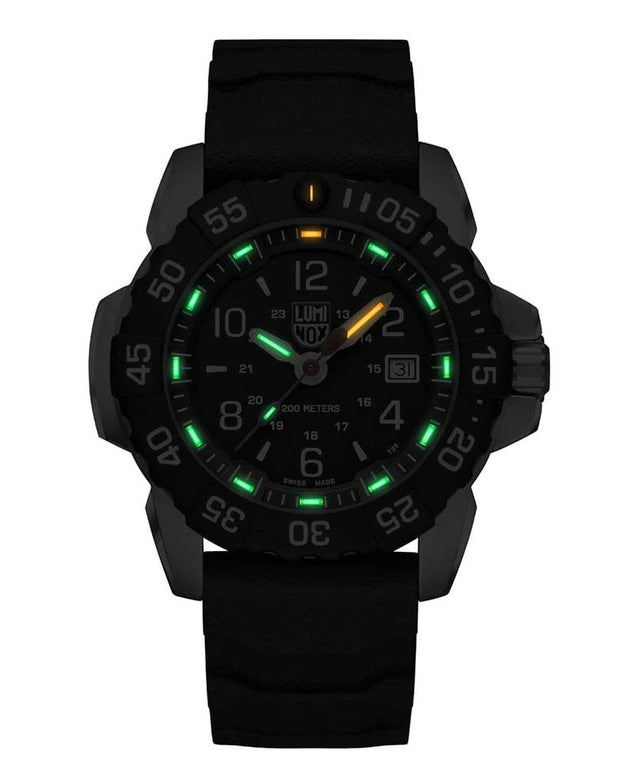 Black Rubber Watch