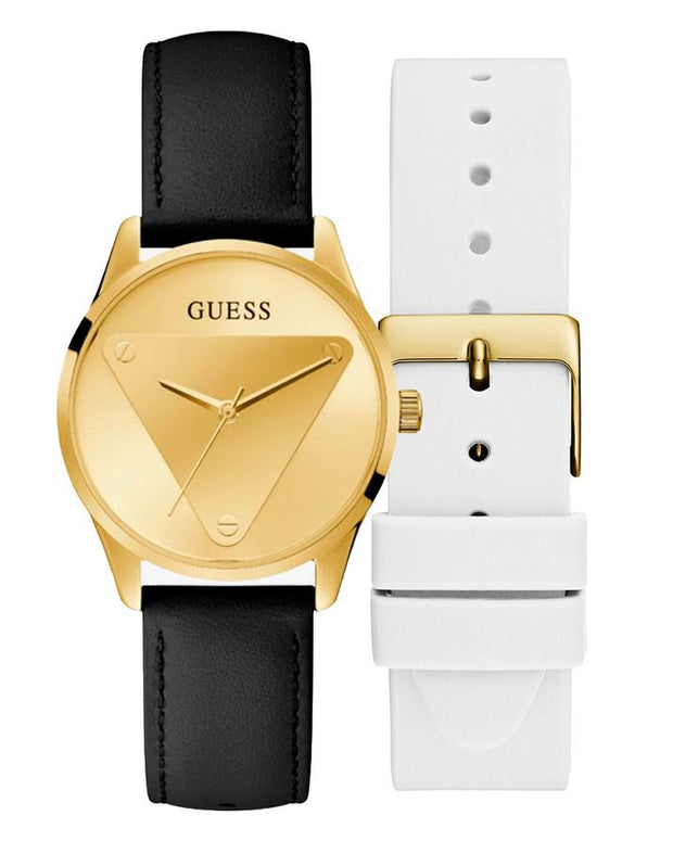 Black Leather Watch