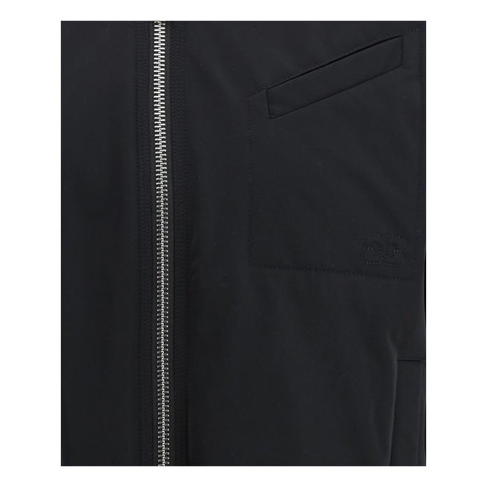 Light Twill Oversized Short Bomber Jacke