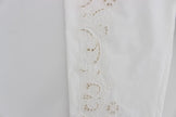 White Floral Cutout Dress Sicily Pants
