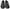 Silver Black Slip-on Sequence Design Sneakers Shoes