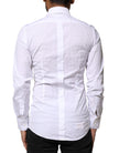 White GOLD Cotton Long Sleeves Dress Shirt