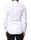White GOLD Cotton Long Sleeves Dress Shirt