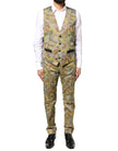 Multicolor Camouflage SICILIA 3 Piece Suit