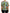 Multicolor Vegetable Print Silk Top Peplum Wrap Blouse