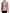 Pink Zippered Lamb Sleeveless Vest Leather Jacket