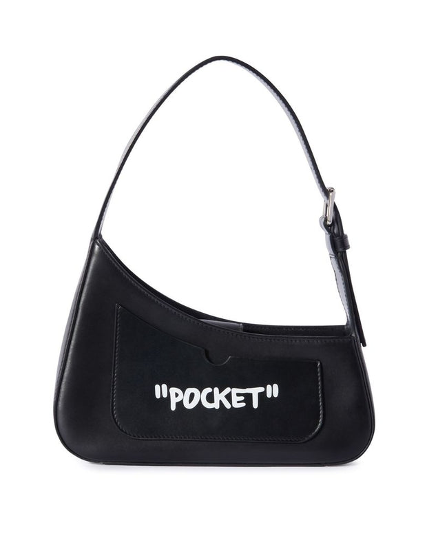 Black Leather Crossbody Bag