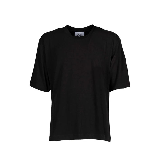 Black Cotton T-Shirt