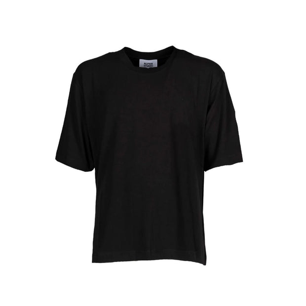 Black Cotton T-Shirt