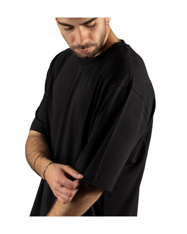 Black Cotton T-Shirt