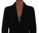 Semi-Transparent Darkgreen Nylon Blazer