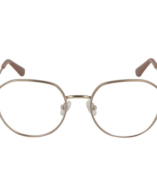 Gold Women Glasses Frame
