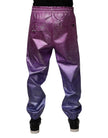 Pink Purple Two Tone Jogger Sweatpants Pants