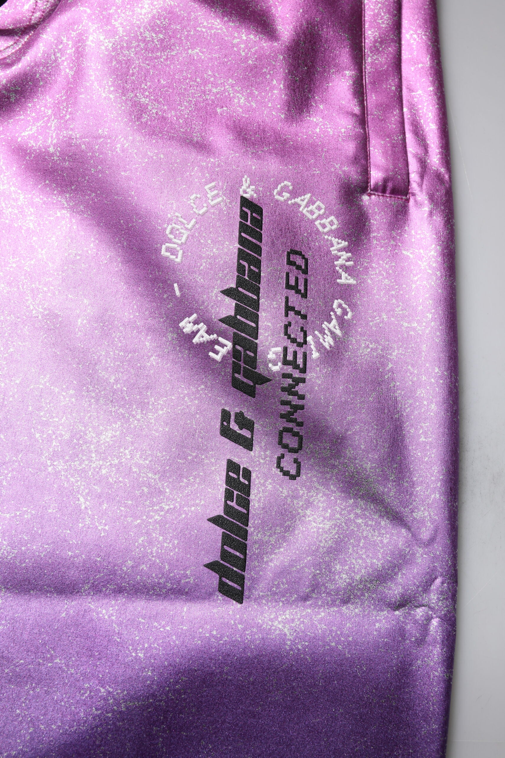 Pink Purple Two Tone Jogger Sweatpants Pants