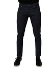 Dark Blue Cotton Stretch Skinny Denim Jeans