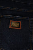Dark Blue Cotton Stretch Skinny Denim Jeans
