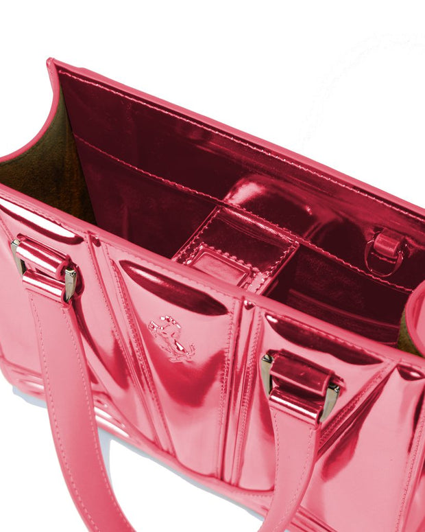 Fuchsia Leather Handbag