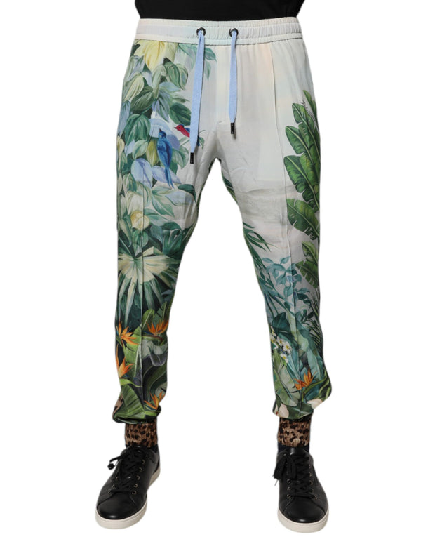 Multicolor Tropical Jogger Sweatpants Pants