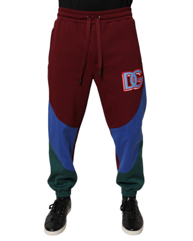 Multicolor Cotton Men Jogger Sweatpants Pants