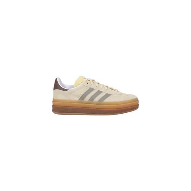 Cream Suede Leather Sneaker