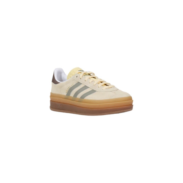Cream Suede Leather Sneaker