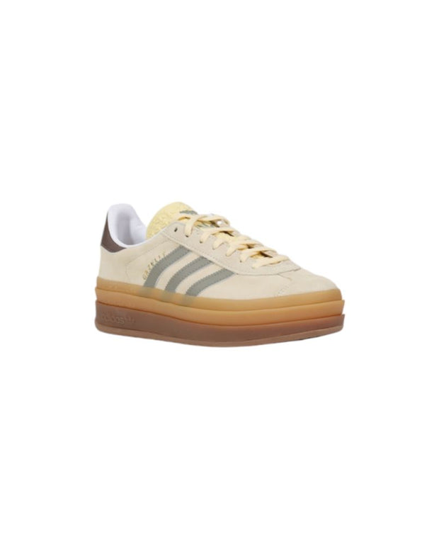Cream Suede Leather Sneaker