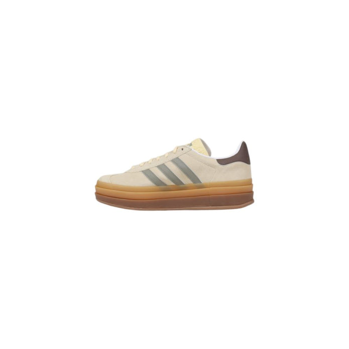 Cream Suede Leather Sneaker