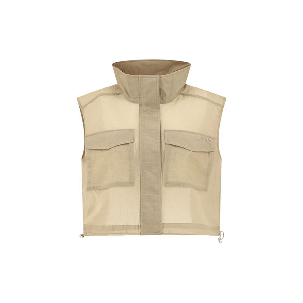 Cropped Gilet Jacket
