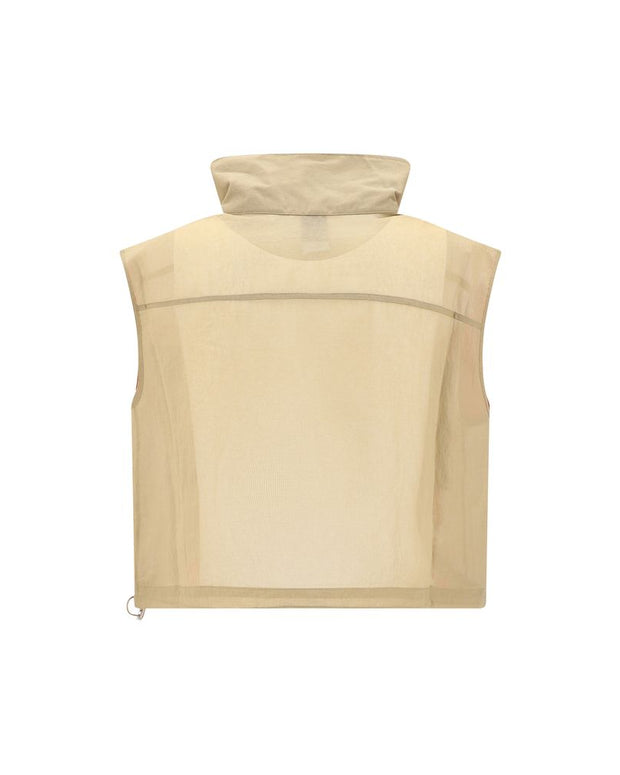 Cropped Gilet Jacket