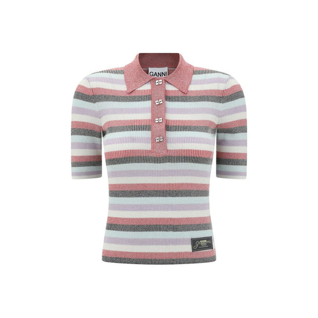 Striped Polo Top