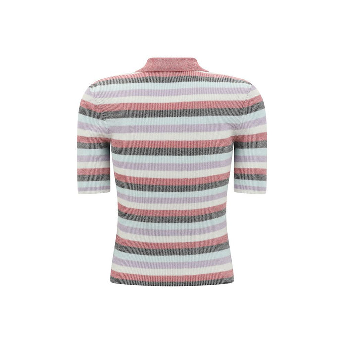 Striped Polo Top