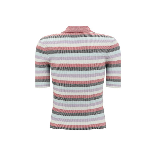 Striped Polo Top