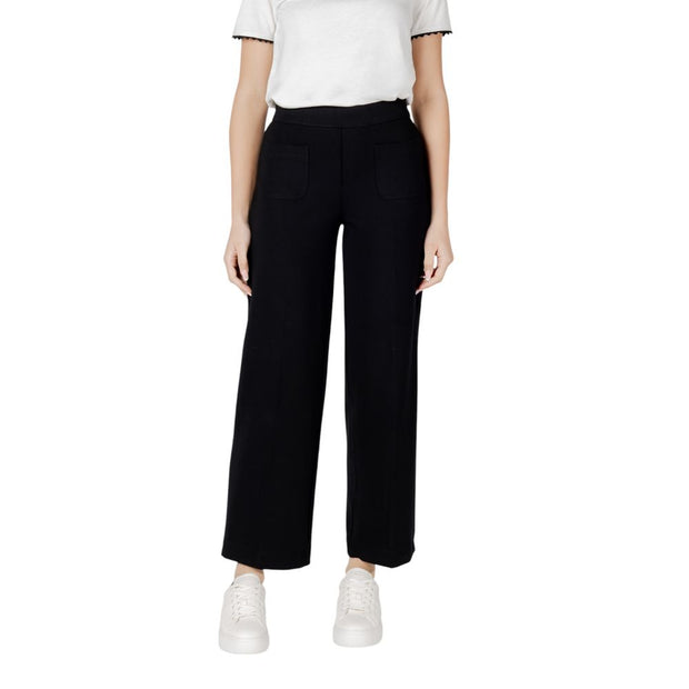 Black Viscose Jeans & Pant