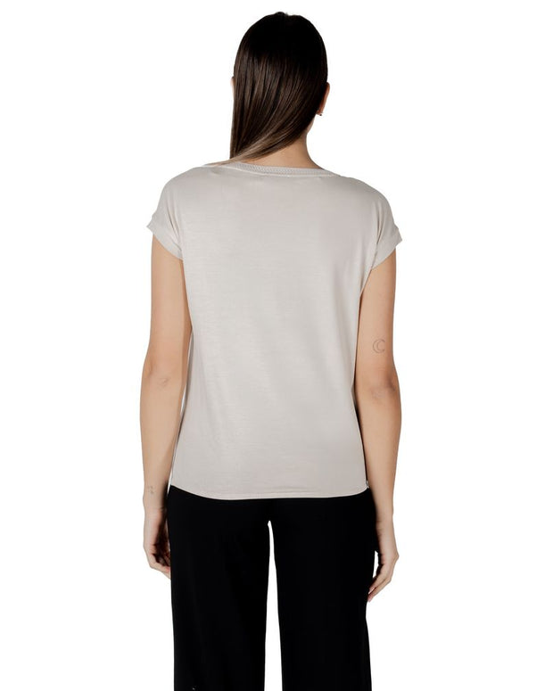 Beige Viscose Tops & T-Shirt